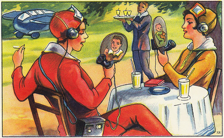 Early Hand Held Video Phone Prediction